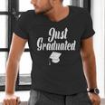 Just Graduated With A Graduation Cap Men's V-Neck T-Shirt