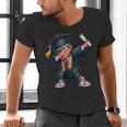 Kids Boys Grad Dabbing Graduation Class Of 2025 Men's V-Neck T-Shirt