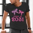 Kids Class Of 2031 Kindergarten Girls Graduation T-Shirt Men's V-Neck T-Shirt