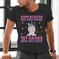 Kids Kindergarten Graduate Unicorn Graduation Men's V-Neck T-Shirt