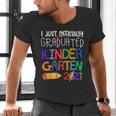 Kids Kindergarten Graduation Class Of 2021 Shirt I Just Graduated Men's V-Neck T-Shirt