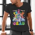Kids Miss Pre-K Grad Graduation Cute Unicorn Rainbow Girls Men's V-Neck T-Shirt