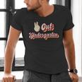 Kids Peace Out Kindergarten Graduation Kindergarten Graduate Men's V-Neck T-Shirt