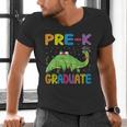 Kids Pre-K Graduate Brontosaurus Dino Pre Kindergarten Graduation Men's V-Neck T-Shirt