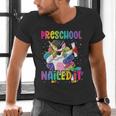 Kids Preschool Graduate Unicorn Nailed It Preschool Graduation Men's V-Neck T-Shirt
