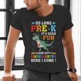 Kids So Long Pre-K Preschool Graduation Kindergarten Here I Come Men's V-Neck T-Shirt