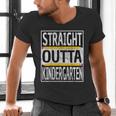 Kids Straight Outta Kindergarten Graduation Men's V-Neck T-Shirt