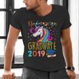 Kids Unicorn Kindergarten Graduation Graduate Shirt Men's V-Neck T-Shirt