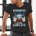Kindergarten Graduation Level Complete Gamer 2024 Gaming Boy Men's V-Neck T-Shirt