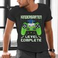 Kindergarten Graduation Level Complete Gamer Class 2024 Kids Men's V-Neck T-Shirt