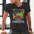 Kindergarten Level Complete Last Day Of School Graduation Men's V-Neck T-Shirt