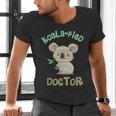Koala Doctor Shirt Med Student Graduation Idea Men's V-Neck T-Shirt