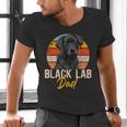 Lab Dad Retro Black Labrador Owner Men's V-Neck T-Shirt Lab Dad Retro Black Labrador Owner Men's V-Neck T-Shirt