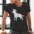 Labrador Retriever Graduation Dog Graduate For Men Women Kids Men's V-Neck T-Shirt