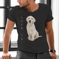 Labrador Retriever Shirt Women Men Lab Mom Dad Dog Tee Men's V-Neck T-Shirt