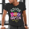 Last Day Of School Adios Kindergarten Graduation Kids Girls Men's V-Neck T-Shirt