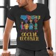 Let Me Call The Social Worker Job Graduation Work Men's V-Neck T-Shirt