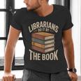 Librarians Do It By The Book Librarian Men's V-Neck T-Shirt