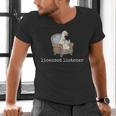 Licensed Listener Goose School Graduation Men's V-Neck T-Shirt