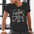I Love The 70's Retro Nostalgia Men's V-Neck T-Shirt