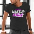 Makeup Artist Beauty Cosmetologist Graduation T-Shirt Men's V-Neck T-Shirt