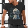 Maltipoo Starry Night Van Gogh Maltipoo Mom Dad Owner Men's V-Neck T-Shirt