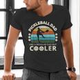 Man's Pickleball Dad Like A Regular Dad But Cooler Men's V-Neck T-Shirt