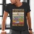 Marine Biology Ocean Introvert Marine Biologist Men's V-Neck T-Shirt Marine Biology Ocean Introvert Marine Biologist Men's V-Neck T-Shirt
