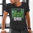 Marvel Comics Avengers Father's Day Hulk Incredible Dad Men's V-Neck T-Shirt