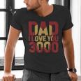 Marvel Iron Man Dad I Love You 3000 Text Fill Father's Day Small Men's V-Neck T-Shirt Marvel Iron Man Dad I Love You 3000 Text Fill Father's Day Small Men's V-Neck T-Shirt