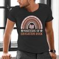 MASTER OF EDUCATION ROCK Master Graduation Men's V-Neck T-Shirt