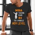 Masters Degree Graduation Shirt For MBA Grad Student Men's V-Neck T-Shirt