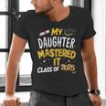 Masters Graduation My Daughter Mastered It Class Of 2025 Men's V-Neck T-Shirt