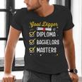 Masters Graduation Goal Digger Mastered It Men's V-Neck T-Shirt