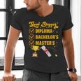 Master's Thesis Passed Goal Digger Master's Graduation Men's V-Neck T-Shirt