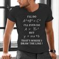 Math Formula Tshirt Graduation Teachers Students Men's V-Neck T-Shirt