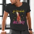 By Any Means Necessary Graduation HBCU Educated Girl Men's V-Neck T-Shirt