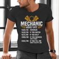 Mechanic Men Dad Hourly Rate Car Auto Garage Mechanic Men's V-Neck T-Shirt