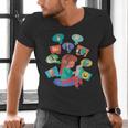 Memes Speak Louder Introvert Anti People Meme Lovers Quiet Men's V-Neck T-Shirt