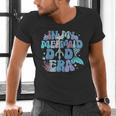 In My Mermaid Dad Era Family Matching Birthday Party Daddy Men's V-Neck T-Shirt In My Mermaid Dad Era Family Matching Birthday Party Daddy Men's V-Neck T-Shirt