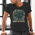 I Miss The Static Retro VHS Nostalgia Art Men's V-Neck T-Shirt