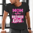 Mom And Dad Birthday Girl Family Matching Party Decorations Men's V-Neck T-Shirt