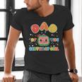 Mom And Dad Of The Birthday Girl Melon Family Matching Men's V-Neck T-Shirt