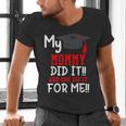 My MOMMY Did It Graduation Shirt Of Kids Nurse Graduation Men's V-Neck T-Shirt
