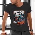 Monster Truck Dad Wheelie Cool Like Normal Dad Men's V-Neck T-Shirt