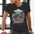 Mother Of a 2025 Graduate Tie Dye Class Senior Graduation 25 Men's V-Neck T-Shirt