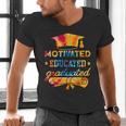 Motivated Educated Graduated Graduation Men's V-Neck T-Shirt