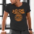 NBA New York Knicks Father's Day Just A Dad Who Loves Men's V-Neck T-Shirt