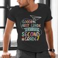 Next Stop 2nd Grade 1st First Grade Graduation Last Day Men's V-Neck T-Shirt
