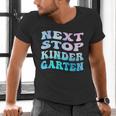 Next Stop Kindergarten Groovy Graduation Last Day Of School Men's V-Neck T-Shirt